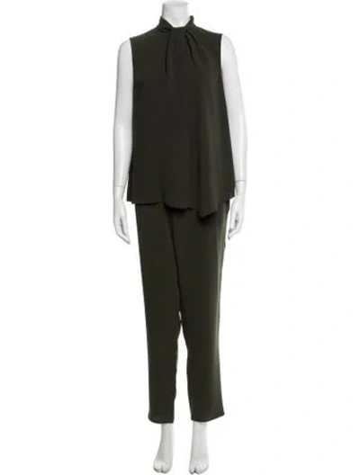 Pre-owned Max Mara Pant Set In Green