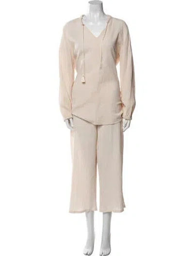 Pre-owned Max Mara Pant Set In Neutral