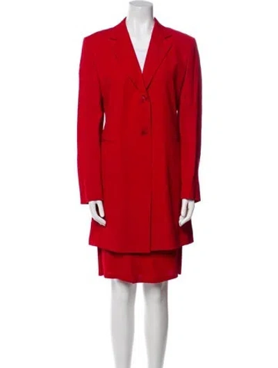 Pre-owned Max Mara Pant Set In Red