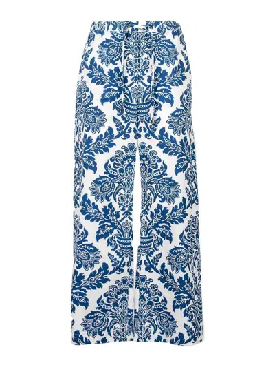 MAX MARA PANTALÓN CASUAL - BLANCO