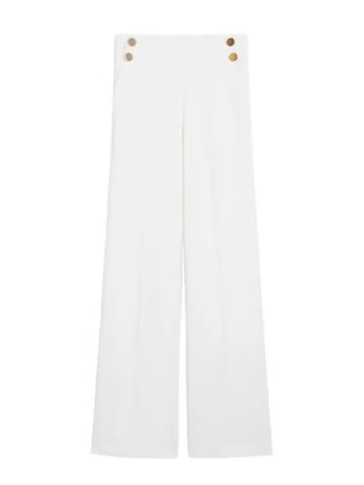 MAX MARA PANTALÓN CASUAL - BLANCO