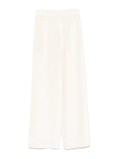MAX MARA PANTALÓN CASUAL - CREMA
