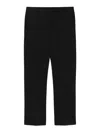 Max Mara Nepeta Ankle-length Trousers In Wool Crepe In Black