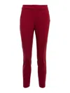 Max Mara Pegno Viscose Jersey Trousers In Red