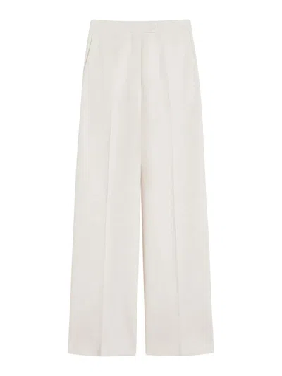 MAX MARA MATTINIA IVORY TROUSERS