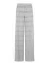 Max Mara Check-pattern Trousers In Gray