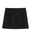 Max Mara Giugno Wool-blend Shorts In Black