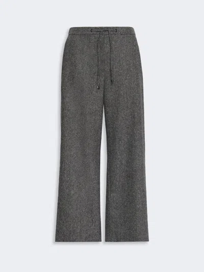 Max Mara Pantalon De Jogging En Flanelle De Laine In Noir