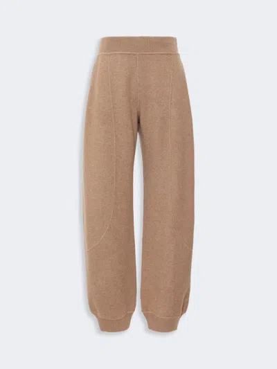 Max Mara Pantalon De Jogging En Laine Et Cachemire In Nude