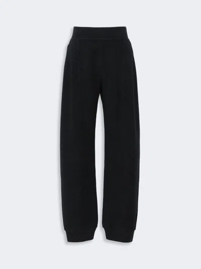 Max Mara Pantalon De Jogging En Laine Et Cachemire In Black