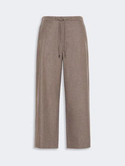 Max Mara Pantalon De Jogging En Laine Stretch In Brown