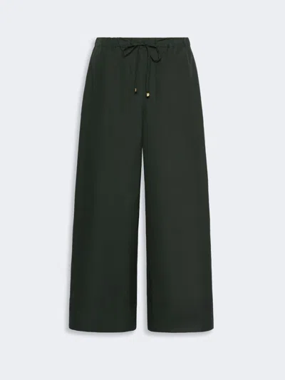 Max Mara Pantalon De Jogging En Popeline De Coton In Green