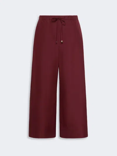 Max Mara Pantalon De Jogging En Popeline De Coton In Purple
