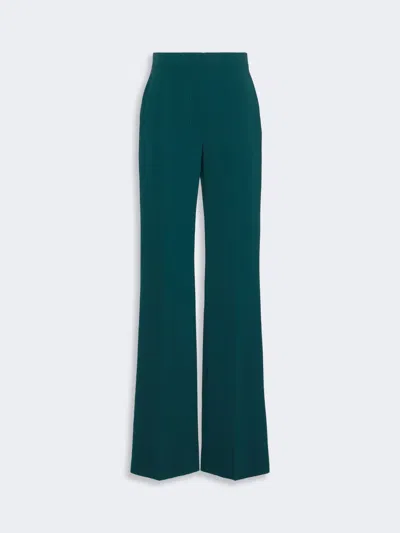 Max Mara Pantalon De Smoking En Cady In Vert Fonce