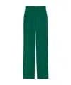 Max Mara Studio Cosmo Long Trouser Dark Green In Green