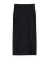 Max Mara Pantalon En Laine Stretch À Motif In Blue