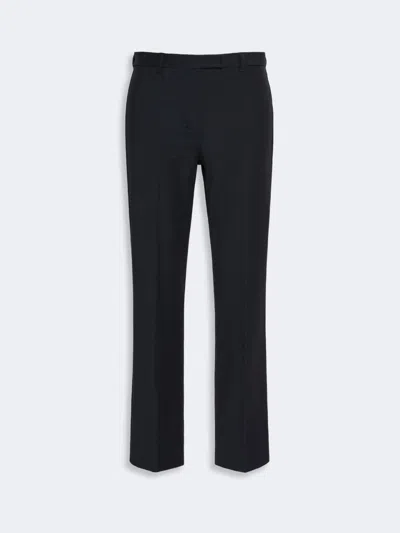 Max Mara Pantalon En Mélange De Coton Stretch In Blue