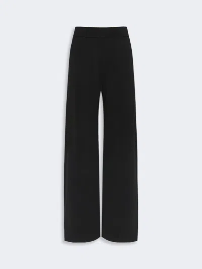 Max Mara Pantalon En Viscose Crêpe In Black