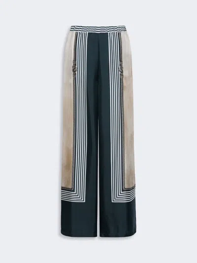 Max Mara Mxmcarabo Trouser Navy In Multi