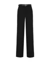 Max Mara Studio Pantalone Lungo Amico In Black
