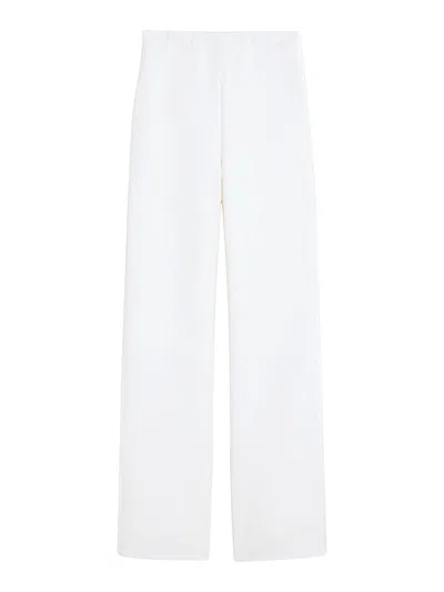 Max Mara Pantalone Balta Bianco In White