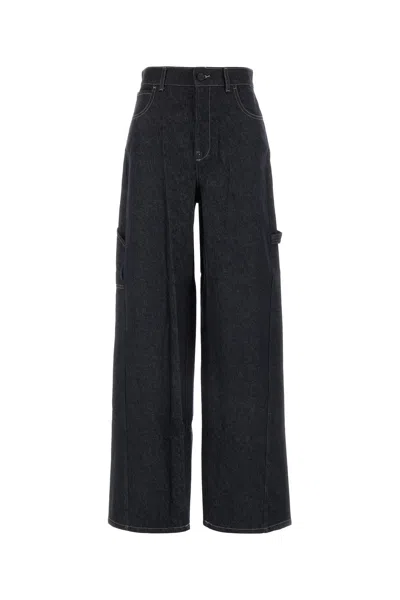 Max Mara Pantalone Centro-40 Nd  Female In Blue
