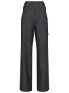 MAX MARA CENTRO WORKWEAR DENIM TROUSERS