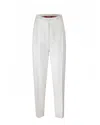 Max Mara Quasar White Trousers In 009