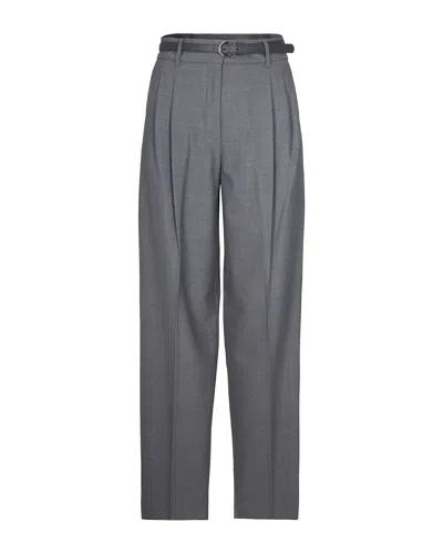 Max Mara Pantalone Entrata Grigio In Blue