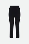 Max Mara Pantalone Nero In Nero