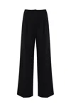 Max Mara Pantalone Ribes In Jersey Tecnico Blu In Blu