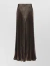 Max Mara Panteon Pleated Metallic Wide-leg Pants