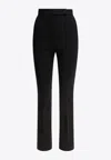 Max Mara Panteon Slim-leg Pants In Black