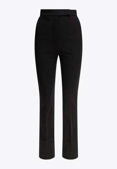 Max Mara Panteon Slim-leg Pants In Black