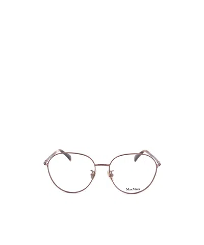 Max Mara Pantos Frame Glasses In White