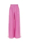 Max Mara Calibri Silk Organza Wide Pants In 057