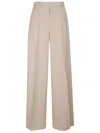 Max Mara High-waisted Wide-leg Trousers With Sharp Pleats