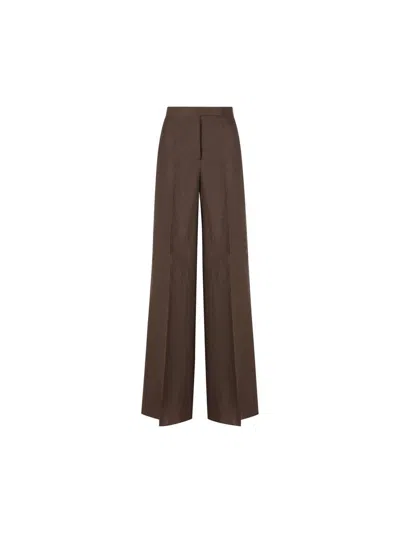Max Mara Pants In Brown