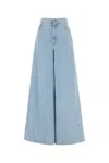 Max Mara Wide-leg High-waist Jeans With Classic Five-pocket Styling In Blue