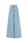 Max Mara Wide-leg High-waist Jeans With Classic Five-pocket Styling In Blue