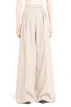 Max Mara Wide Leg In Beige