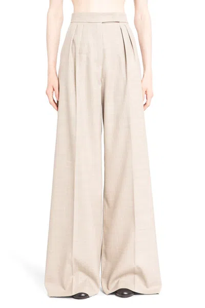 Max Mara Wide Leg In Beige