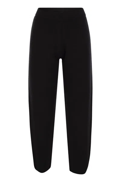 Max Mara Maxmara Studio Dula Trousers In Black