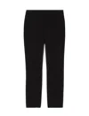 Max Mara Nepeta Ankle-length Trousers In Wool Crepe In Black