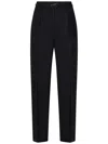 Max Mara Maxmara Studio Prosit Trousers In Black