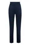 Max Mara Deserto Straight-leg Trousers In Blue