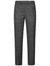 Max Mara Gerico Cotton Trousers In Grey