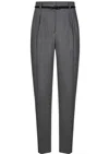 Max Mara Maxmara Studio Prosit Trousers In Grey