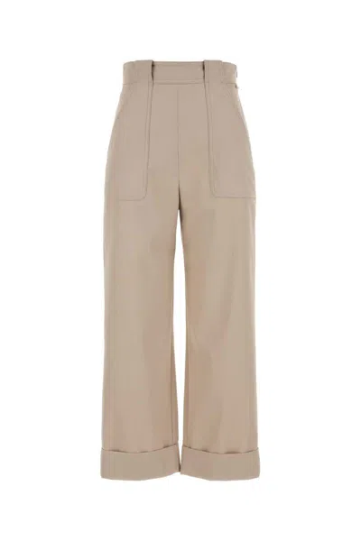 Max Mara Pants In Beige