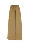 Max Mara High Waisted Wide-leg Trousers In Beige O Tan